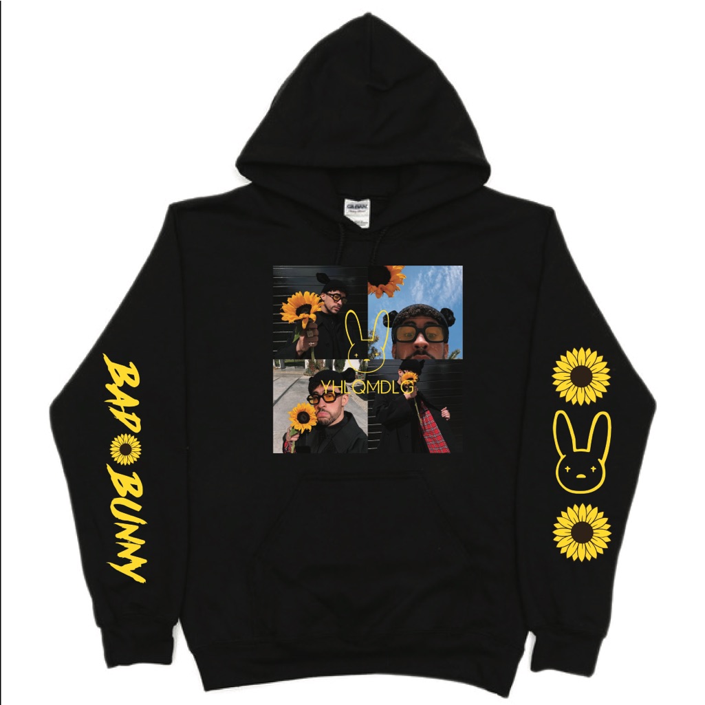 Bad Bunny Sunflower Pictures Hoodie New S-5xl 2021